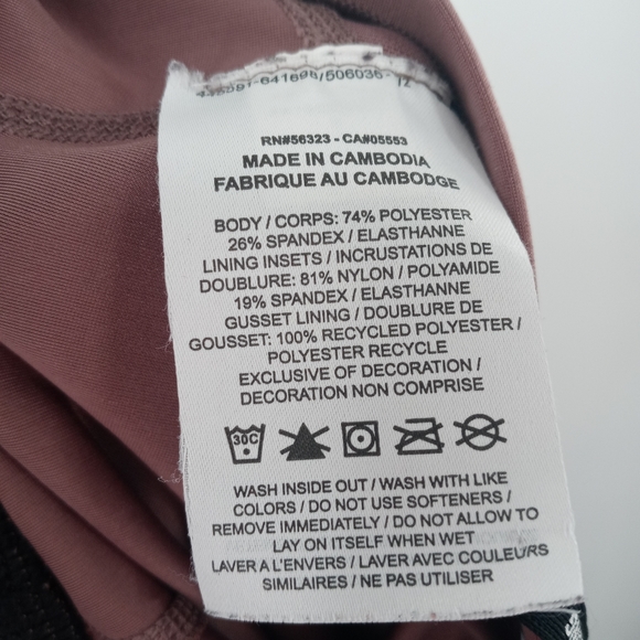 Nike Women's Power Speed 7/8 Tights Mauve Small - Picture 14 of 16